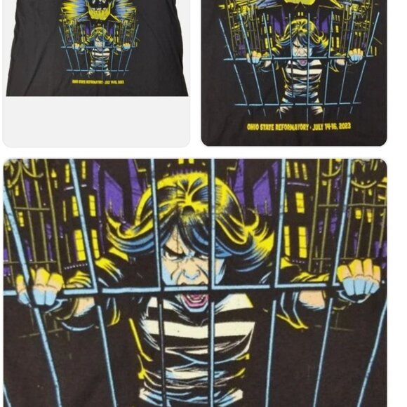 Brand new , sealed bag, inkcarceration 2023 t shirt- size XL - slipknot, pantera - Picture 3 of 5